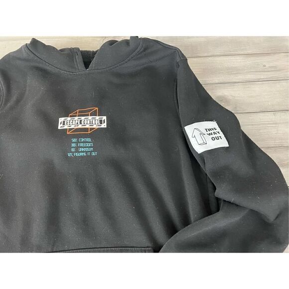 Brooklyn Gaming BKLYN Cloth Escape‎ Black Hoodie Size Medium - Picture 10 of 13
